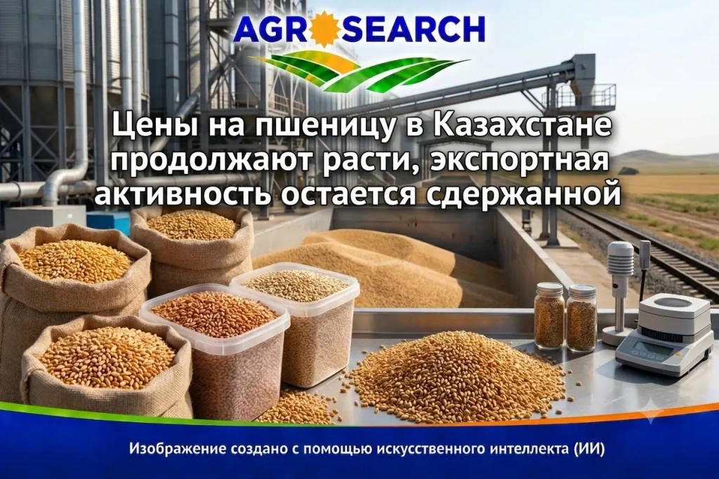 Цены на пшеницу в Казахстане продолжают расти, экспортная активность остается сдержанной
