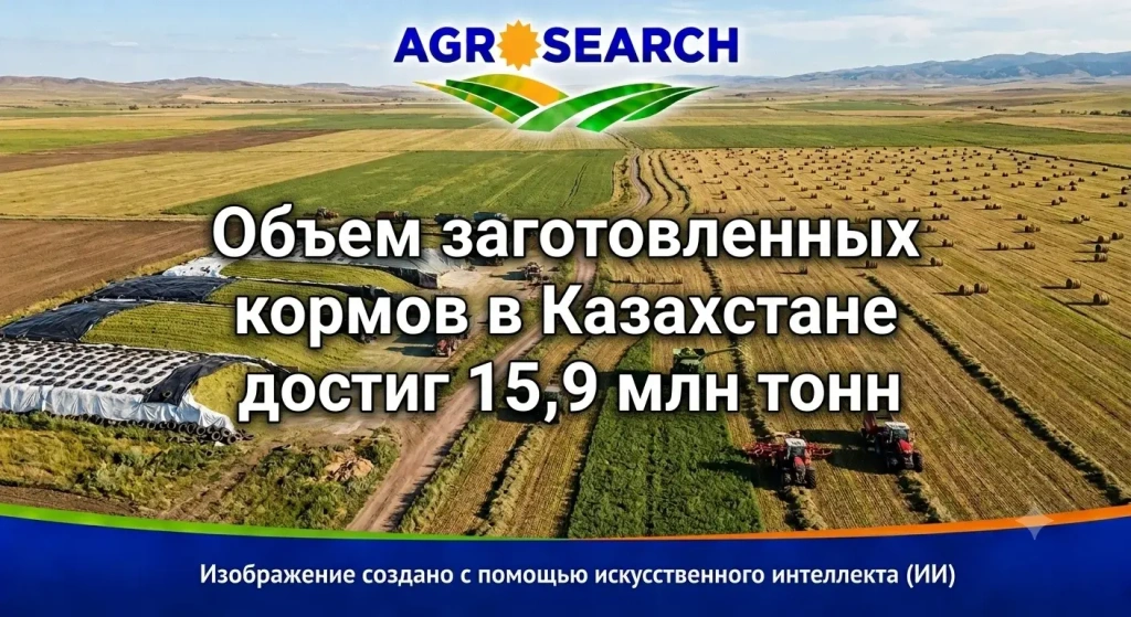 The Volume of Fodder Harvested in Kazakhstan Reaches 15.9 Million Tonnes