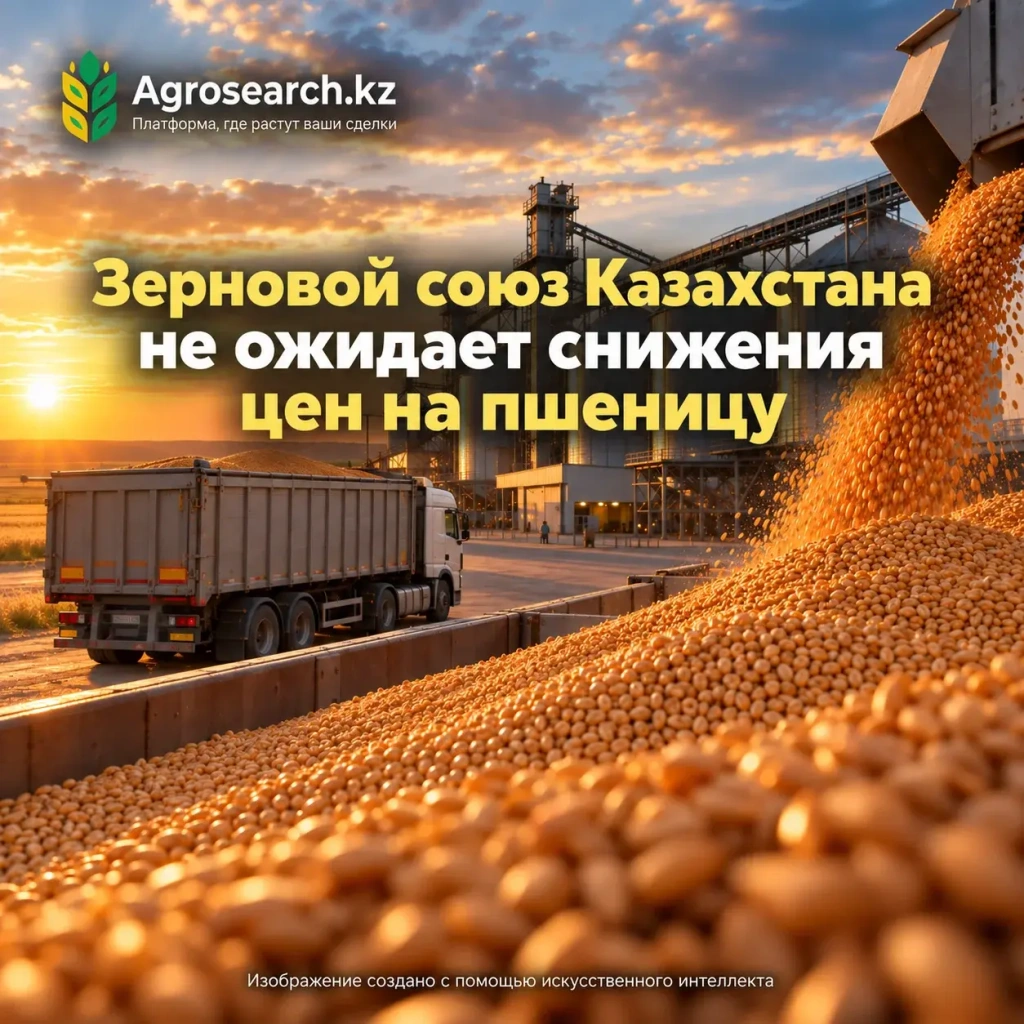 Зерновой союз Казахстана не ожидает снижения цен на пшеницу