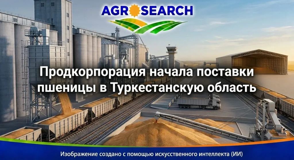 Prodcorporation launches wheat deliveries to the Turkistan Region